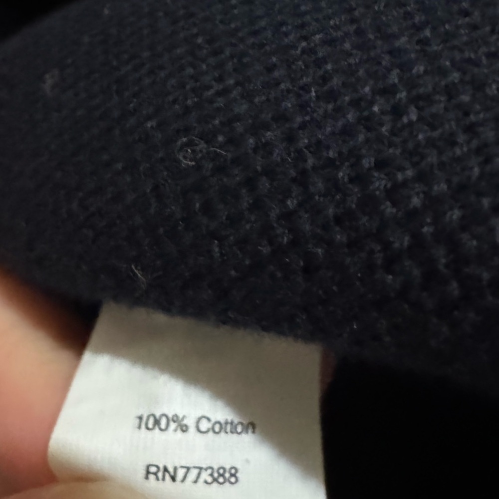 J Crew factory Women's Navy Jacket sweater Medium large buttons 100% cotton - Picture 5 of 6